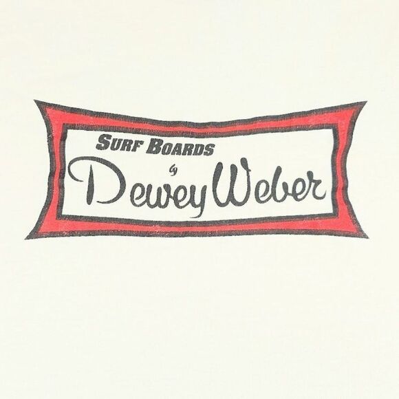 Vintage Dewy Weder Surfboards T Shirt Mens Size 2XL White 90s Made In USA - Picture 4 of 7